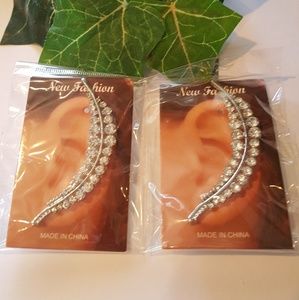 2 Rhinestone earring